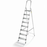 Aluminium Ladder 8-Step Wide 5 Inch