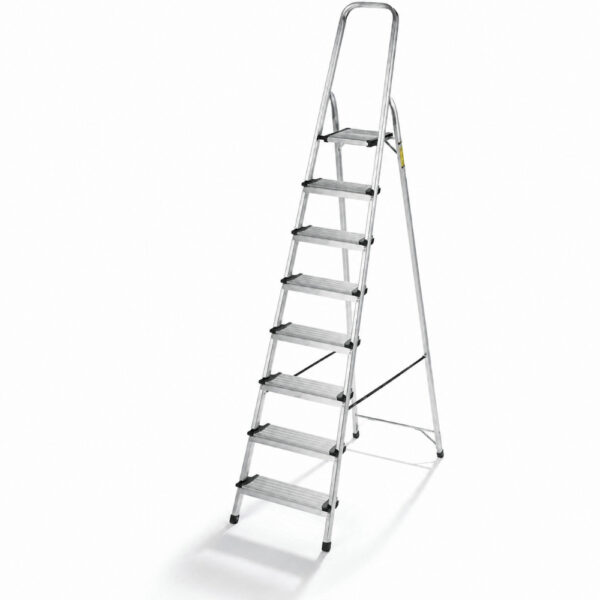 Aluminium Ladder 8-Step Wide 5 Inch