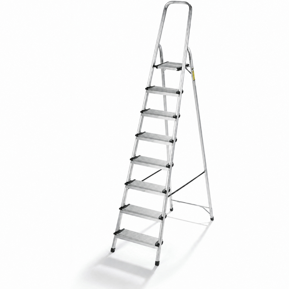 JTC-1005-1 Aluminium Ladder 8-Step Wide 5 Inch - Image 1