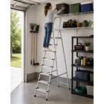 Aluminium Ladder 8-Step Wide 5 Inch - Image 3