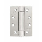 Single Action Spring Hinge Satin Polish 4"x3"x3mm