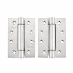 Single Action Spring Hinge Satin Polish 4"x3"x3mm - Image 4
