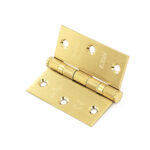 Ball Bearing Hinge Polish Brass 3"x3"x2mm - Image 3