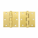 Ball Bearing Hinge Polish Brass 3"x3"x2mm - Image 4