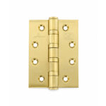 Ball Bearing Hinge Polish Brass 4"x3"x3mm