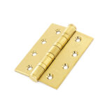 Ball Bearing Hinge Polish Brass 4"x3"x3mm - Image 2