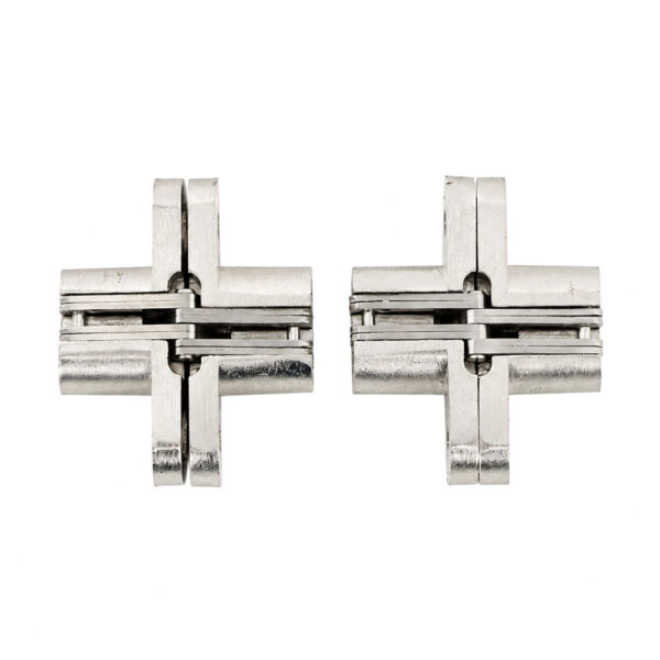 Concealed Hinge Satin Nickel Zinc Alloy 45mm