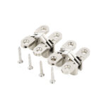 Concealed Hinge Satin Nickel Zinc Alloy 45mm - Image 2