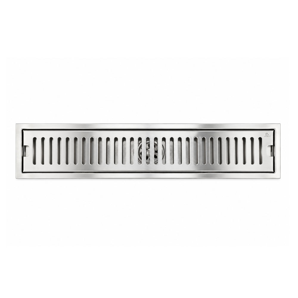 JTC-8027-1 Linear Shower Drain With Anti-Odor Valve Capsule Pattern Grate SS 10 x 50cm - Image 1