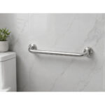 Grab Bar Stainless Steel Brush Satin 300mm Dia 25mm - Image 2