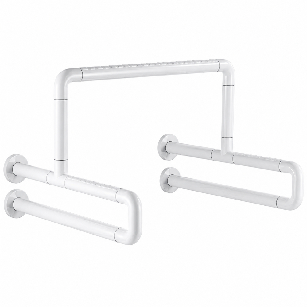 JTC-8132-1 Grab Bar Stainless White 600 x 680 x 420mm - Image 1