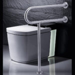 Grab Bar Stainless Steel Satin 800mm x 810mm - Image 2