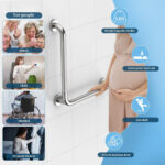 Grab Bar Stainless Polished 610 x 710 mm - Image 2
