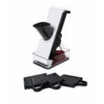 Multifunctional Mandoline Press Slicer with 3 Blades & Storage Container