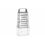 4-Sided Stainless Steel Box Grater with Measuring Storage Container – 5.5cm