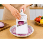 Vegetable Hand Slicer & Grater with Safety Holder – 31.3cm - Image 3