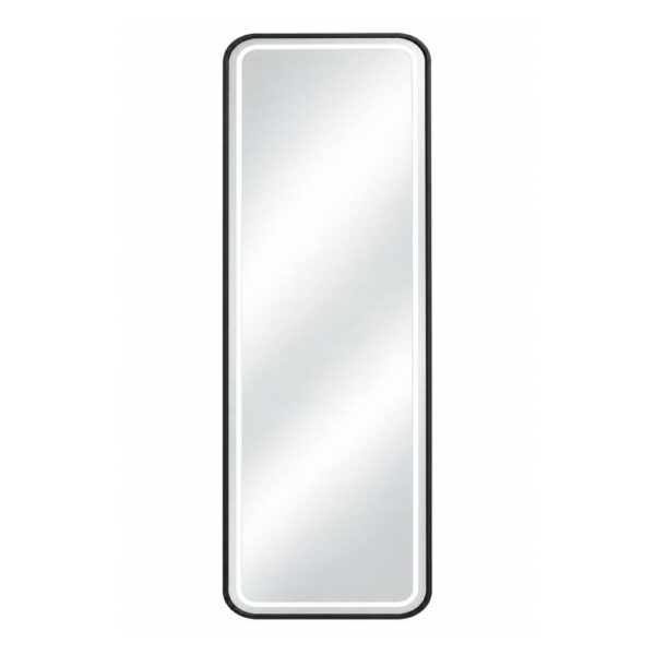 Led Full-length Dressing Mirror With Touch Control - Black - 23.6 X 66.9 Inch