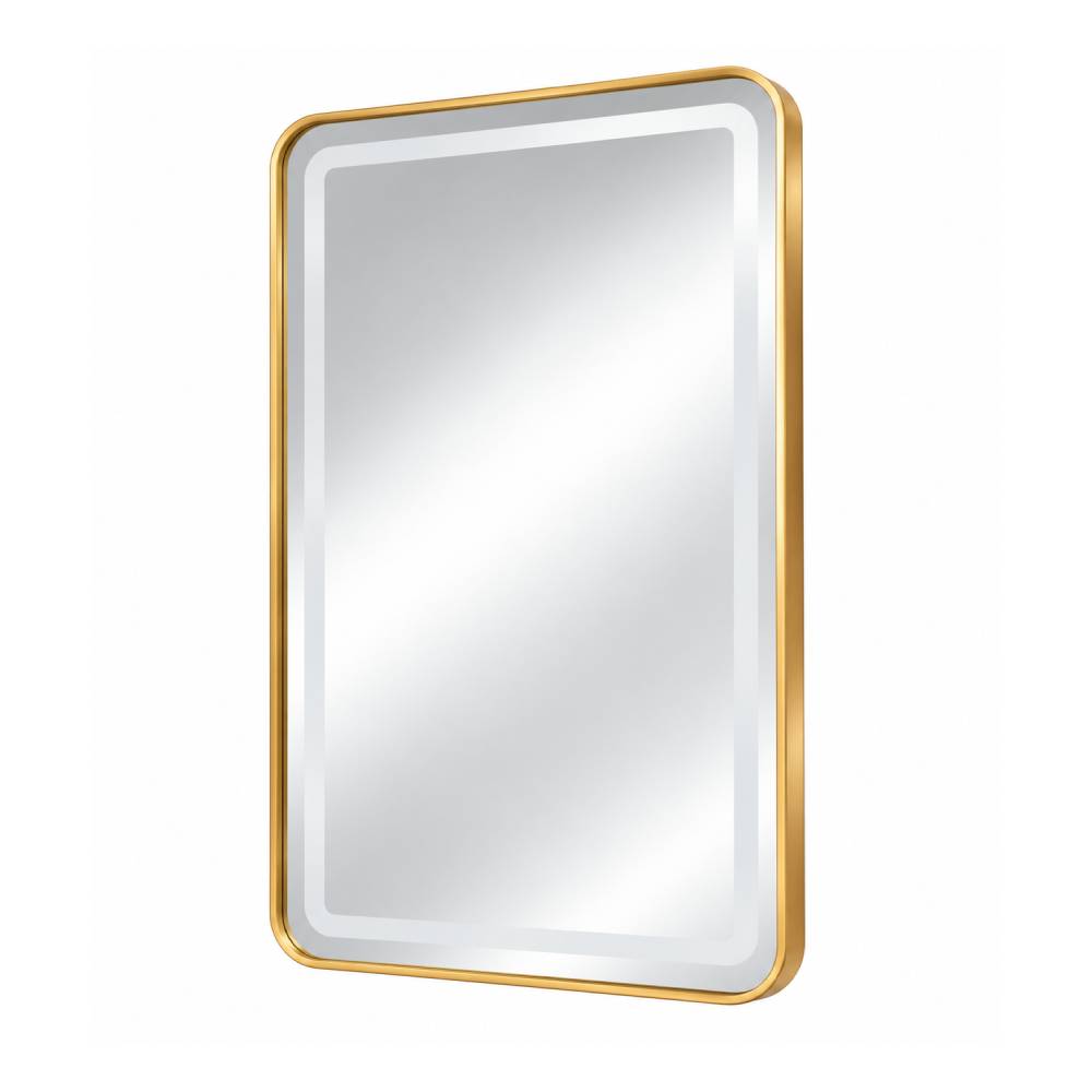 OSM-2560-2 Rectangular Led Wall Mirror With Rounded Corners - 23.6 X 31.4 Inch - Image 1
