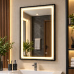 Layered Frame Led Wall Mirror - 23.6 X 35.4 Inch - Image 2