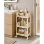 Slim 3-Tier Rolling Storage Organizer - Image 2