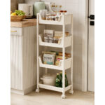 Slim 4-Tier Rolling Storage Organizer - Image 3