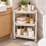 Corner 3-Tier Rolling Storage Rack - Image 2