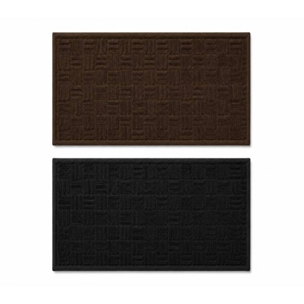 Geometric Border Utility Door Mat 19.6 x 31.4 Inch