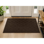 Geometric Border Utility Door Mat 19.6 x 31.4 Inch - Image 2