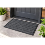 Classic Framed Stripe Entrance Mat - 23.6 x 35.4 Inch. - Image 2