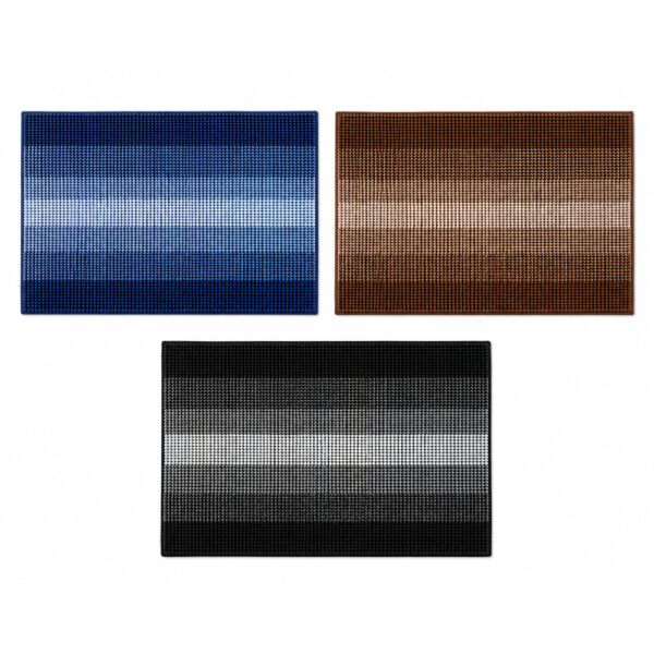 Ribbed Stripe Utility Door Mat 19.6 x 31.4 Inch.