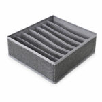 7-Compartment Fabric Drawer Organizer