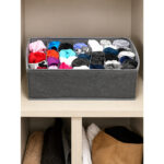 7-Compartment Fabric Drawer Organizer - Image 3