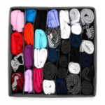 7-Compartment Fabric Drawer Organizer - Image 4