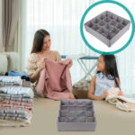 16-Compartment Fabric Drawer Organizer - Image 4