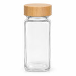 Mini Glass Spice Jar with Bamboo Lid