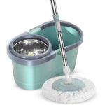 360° Spin Mop & Bucket Set with Stainless Steel Wringer