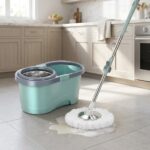360° Spin Mop & Bucket Set with Stainless Steel Wringer - Image 2