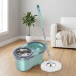 360° Spin Mop & Bucket Set with Stainless Steel Wringer - Image 3