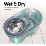 360° Spin Mop & Bucket Set with Stainless Steel Wringer - Image 5