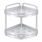 2 Tier PP Corner Bathroom Organizer Rack