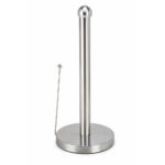 Freestanding Stainless Steel Kitchen Roll Holder - Silver