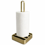 Freestanding Paper Towel Holder with Square Drip Base - Champaign