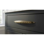 Linear Wave Fix Handle Matt Antique Bronze - 160mm - Image 3