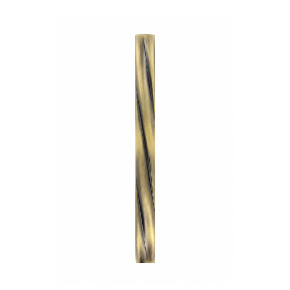 WEL-14-1 Ribbon Curve Fix Handle Matt Antique Bronze - 192mm - Image 1