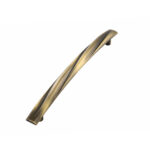 Ribbon Curve Fix Handle Matt Antique Bronze - 256mm - Image 2