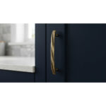 Ribbon Curve Fix Handle Matt Antique Bronze - 256mm - Image 3