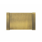 Modern Plate Fix Handle Matt Antique Bronze - 4x7mm