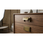 Modern Plate Fix Handle Matt Antique Bronze - 4x7mm - Image 3
