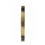 Modern Curved Fix Handle Matt Antique Bronze - 128mm