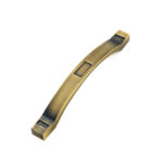 Modern Curved Fix Handle Matt Antique Bronze - 128mm - Image 2